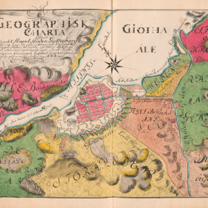 Historisk karta över Göteborg 1766