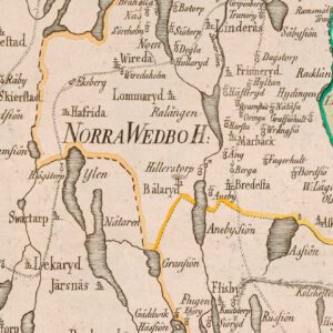 Karta över Östergötland 1779