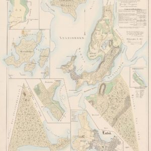 Karta över Luleå 1857