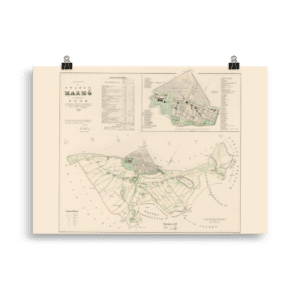 Karta över Malmö 1853