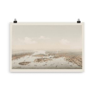 Stockholm från Saltsjön 1872-73