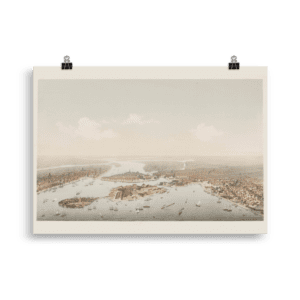 Stockholm från Saltsjön 1872-73