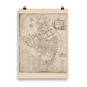 Karta över Stockholm 1771