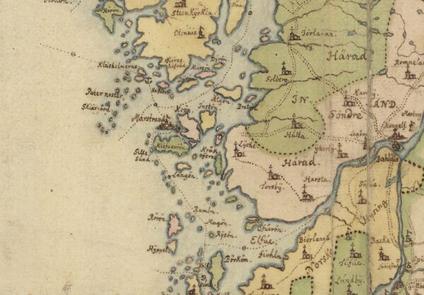 Generalkarta över Bohuslän 1600-tal