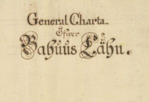 Generalkarta över Bohuslän 1600-tal