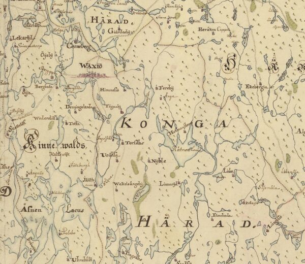 Kronobergs län sent 1600-tal
