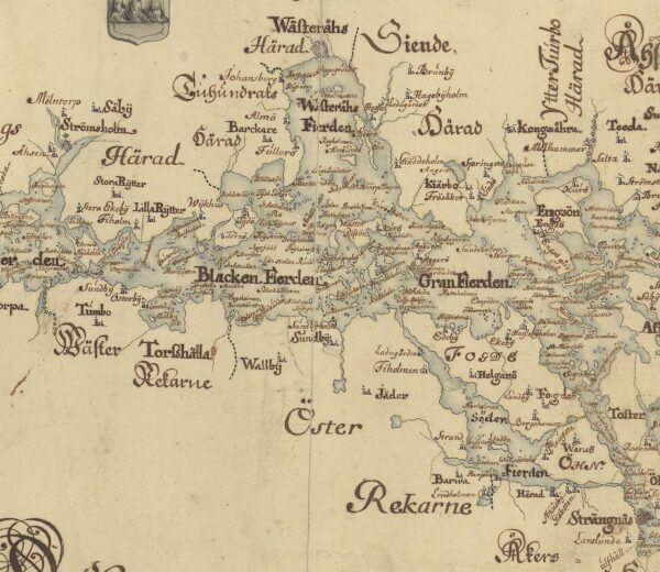 Karta över Mälaren 1717