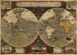 Världskarta 1577-1588