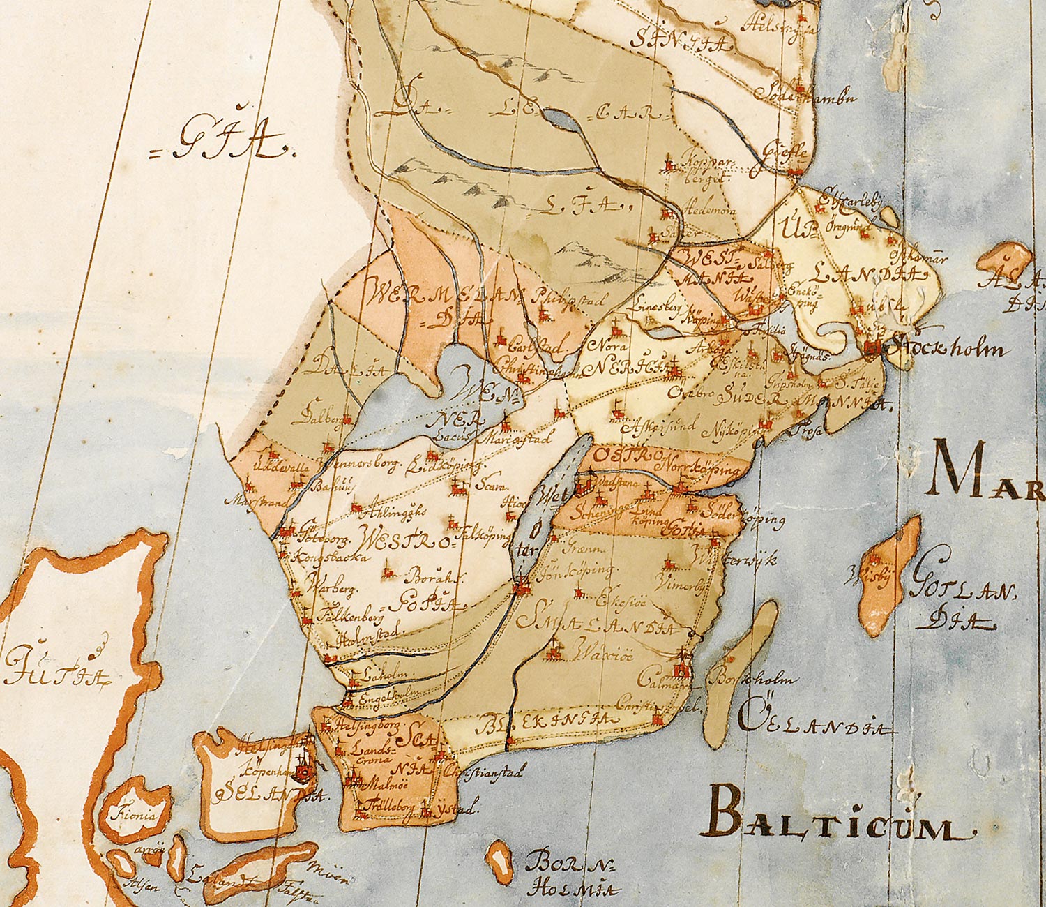 Sverige och dess provinser på 1600-1700-talet - Släktled