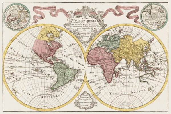 Världskarta 1775