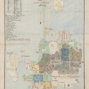 Historisk karta över Karlskrona 1790