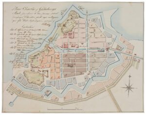 Historisk karta över Göteborg 1807
