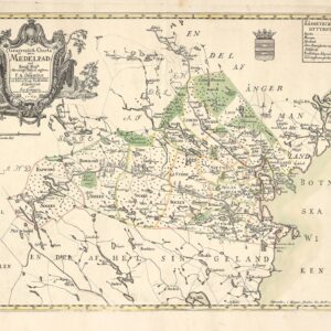 Historisk karta över Medelpad 1769