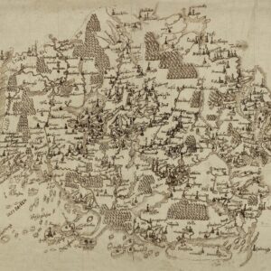 Historisk karta över Södermanland 1700-tal