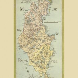 Historisk karta över Gotland 1778
