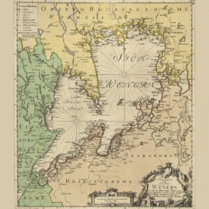 Historisk karta över Vänern 1773