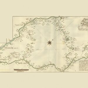 Historisk karta över Torne och Kemi älv