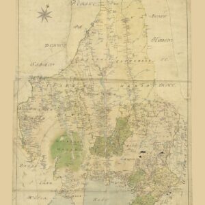 Historisk karta över Värmland 1742