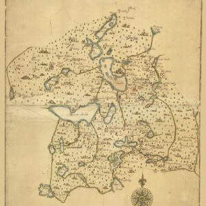 Historisk karta över Socknarna Skirö, Nye, Stenberga, Näshult och Lemnhult i Jönköpings län