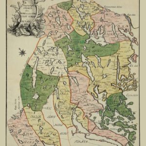 Historisk karta över Tjust härad