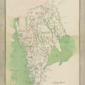 Historisk karta över Dalsland och Bohuslän