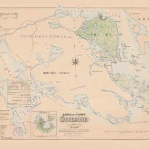Historisk karta över Öregrund 1857