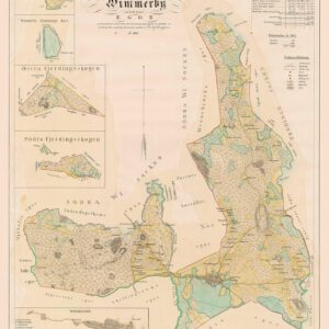 Historisk karta över Vimmerby 1861