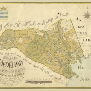 Historisk karta över Medelpad i Västernorrlands hövdingadöme 1769