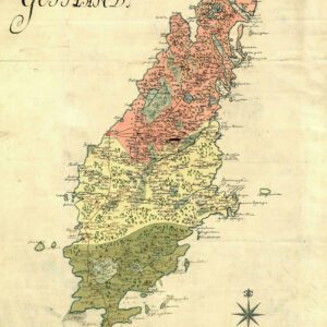 Historisk karta över Gotland 1760