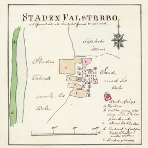 Historik karta över Falsterbo