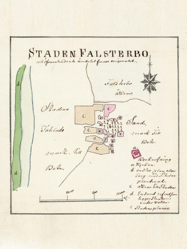 Historik karta över Falsterbo