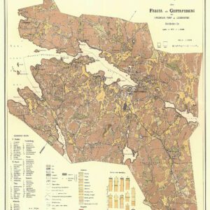 Historisk karta över Farsta och Gustavsberg 1887