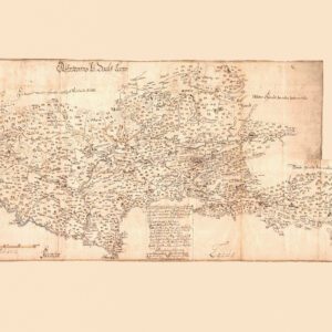Historisk karta över Dalsland 1657