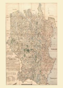 Historisk karta över Dalsland 1763
