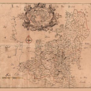 Historisk karta över Skaraborgs län