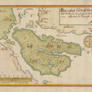 Historisk karta över Lidingö 1661